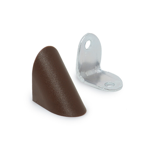 L Куточок одинарний метал/пластик, венге