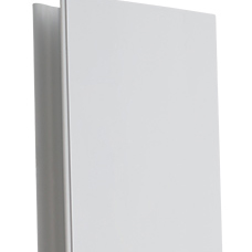 L Цоколь ПВХ Korner кут унів. H=100, білий