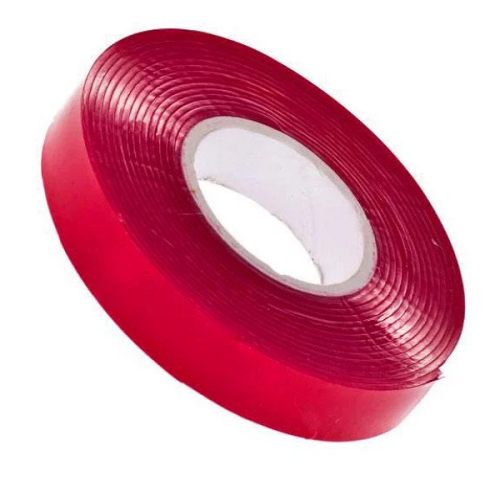 Стрічка д/дзеркал-скотч з 2 сторон червона -10 м