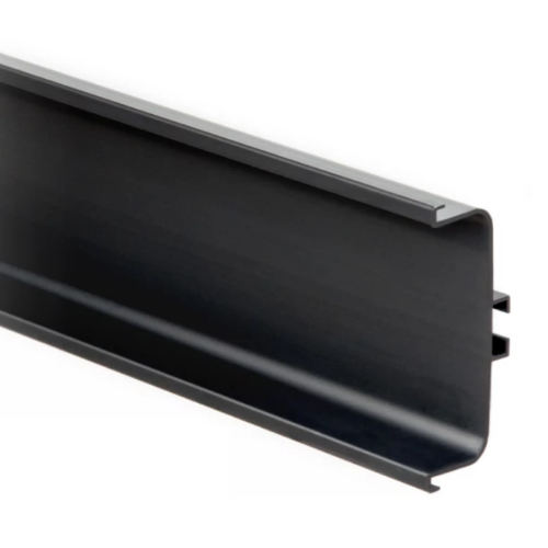 Е Gola Профіль C д/фасаду без ручки L=5м- чорний фактура