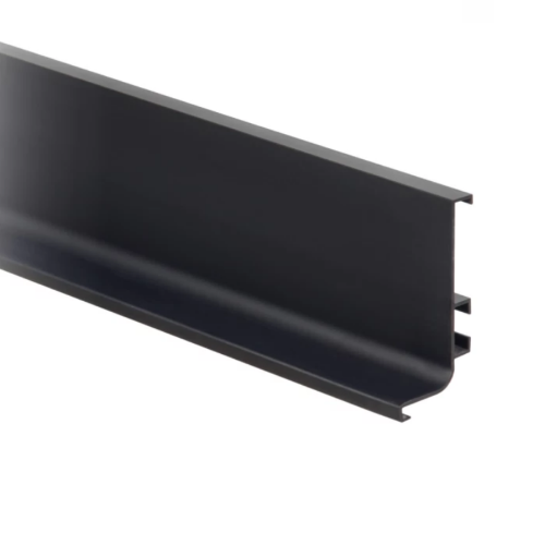 Е Gola Профіль L д/фасаду без ручки L=5м- чорний фактура