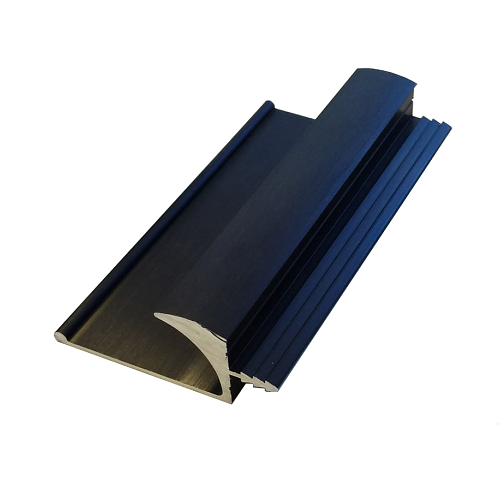 Врізний профіль-ручка UKW 5 18мм L=5м, чорний фактура, Elite