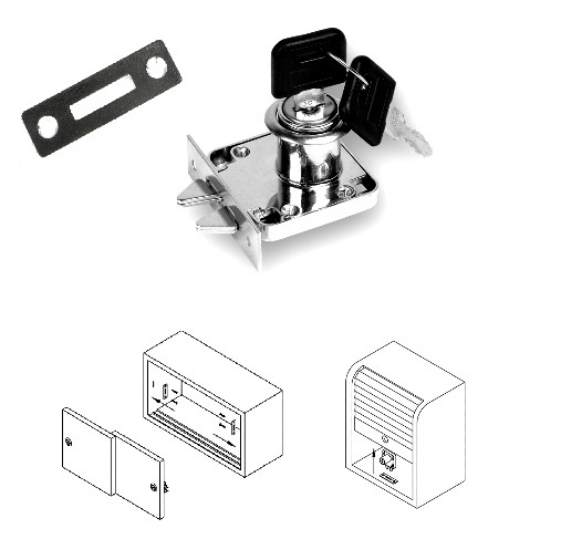 Замок д/ДСП- двері-жалюзі