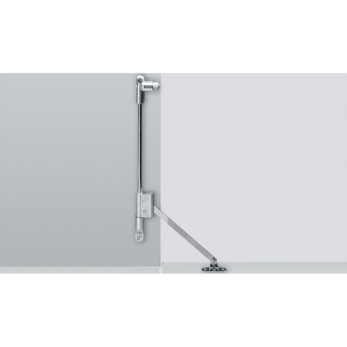Кронштейн Klassik D/405, з магнітом, лівий, нікельований (21579) Hettich
