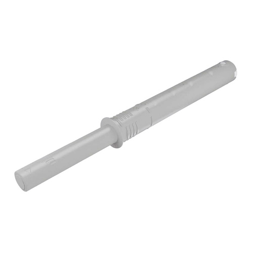 Відштовхувач  K-Push L=37мм врізний з демпфером, сірий, Italiana ferramenta