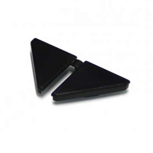 Заглушка до плінтусу Н=30 (лів+прав), чорний