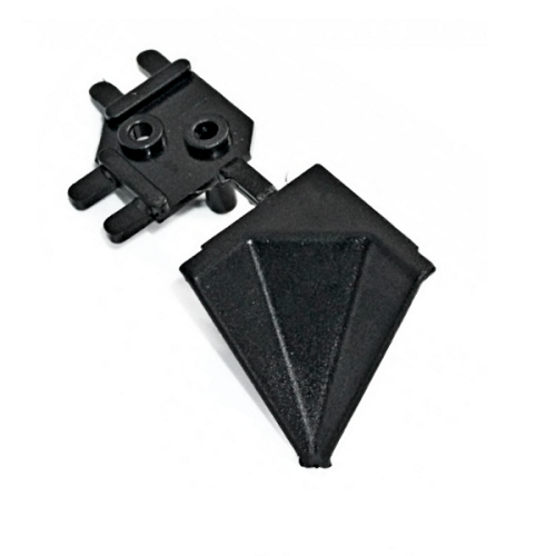 Кут внутрішній 90° до плінтусу Н=30, чорний