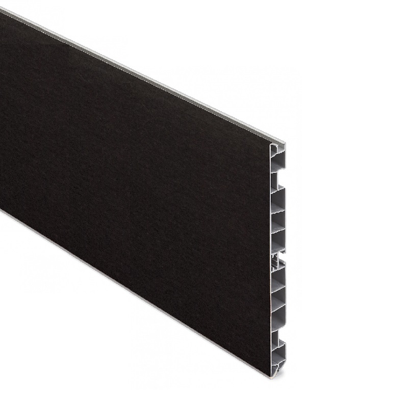 Цоколь пластиковий Scilm H=100 мм, L=4000 мм, чорний матовий