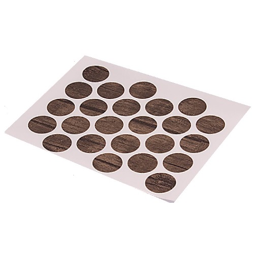 Заглушка самокл. d=20 Дуб Шамоні темн.0282