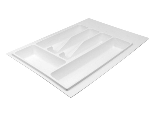 Лоток д/столових приладів 400- білий