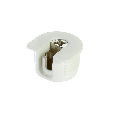 Стяжка VB 35M з фіксатором, 19 мм, біла (9116944) Hettich