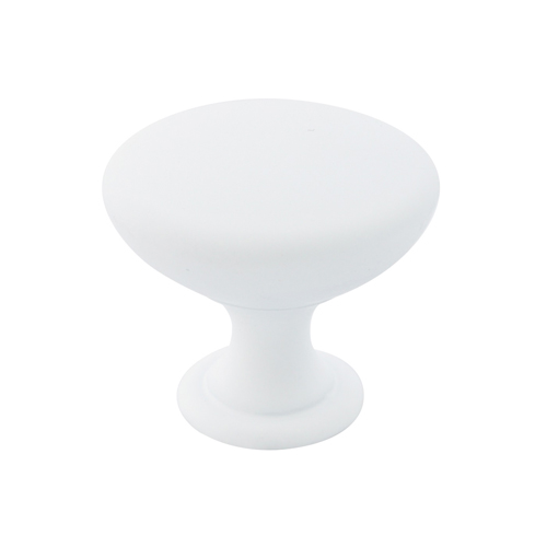 Ручка кнопка 342 білий MAT ШОВК (поз 32)