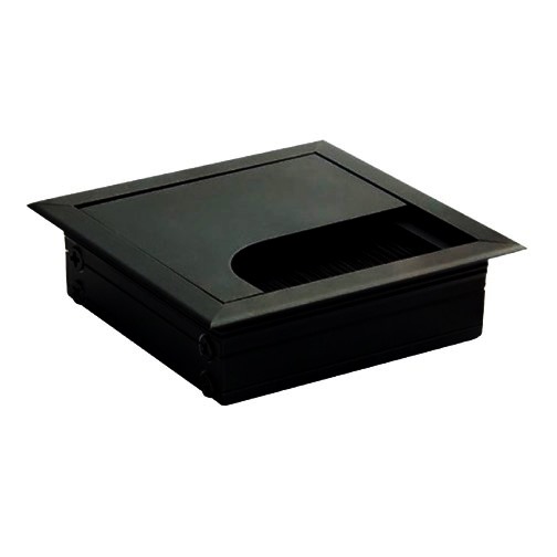 Заглушка під дроти 80/80 чорний