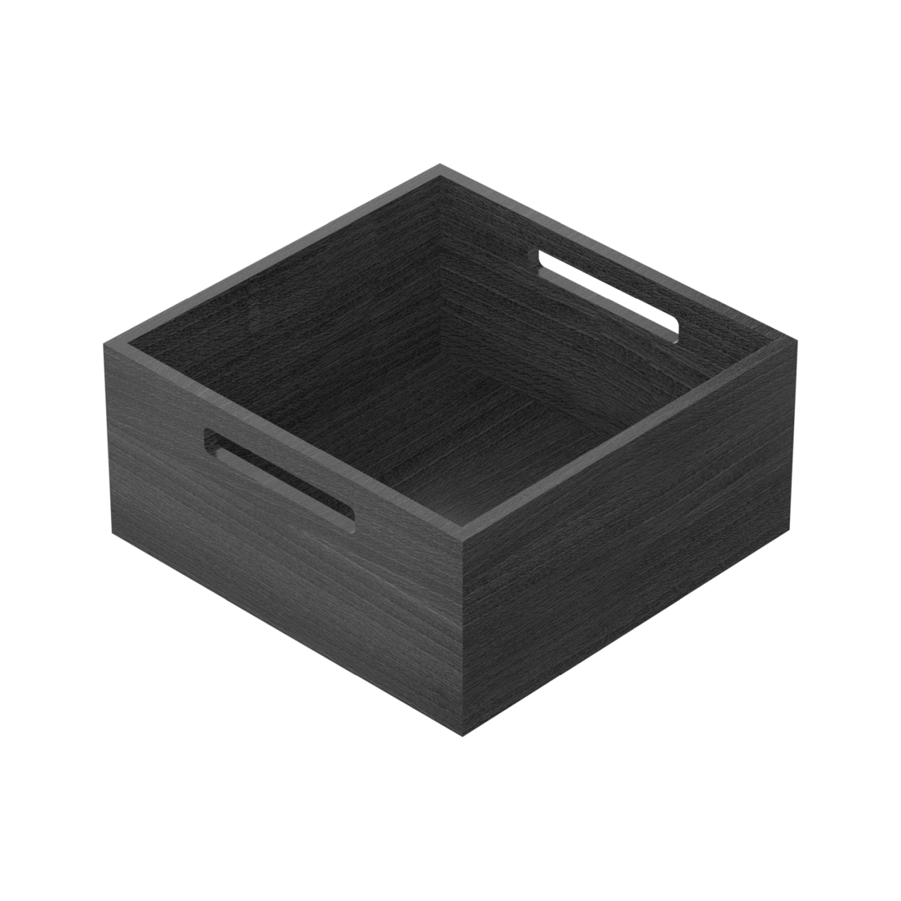 Короб OrgaStore 270, W231 x L237 x H110 мм, лакований бук, антрацит (9278309) Hettich
