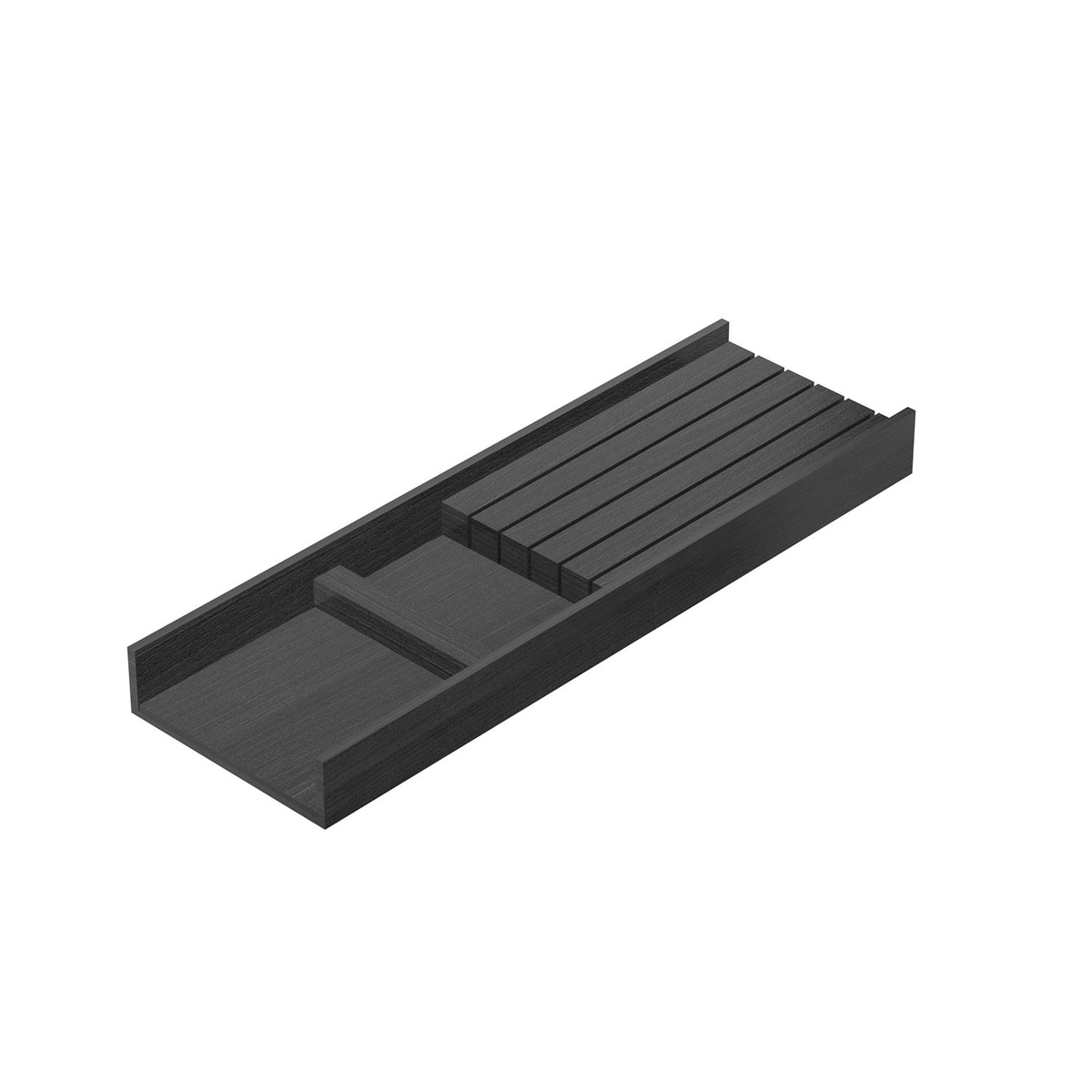 Х Тримач ножів OrgaTray 270, NL500, лакований бук, антрацит