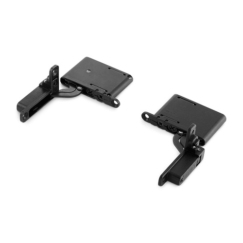 Комплект завіс FGV Libera 105° з дотягувачем, чорна, верхня/нижня