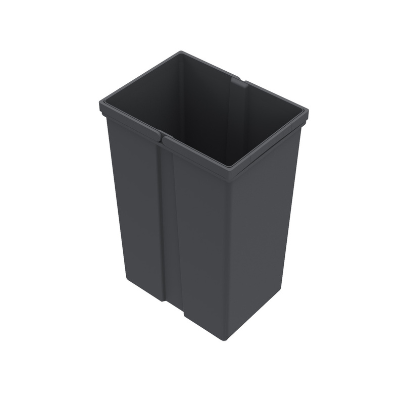Контейнер для збору сміття, 29 літрів, 225 х 304 х 460 мм, антрацит (9279393) Hettich