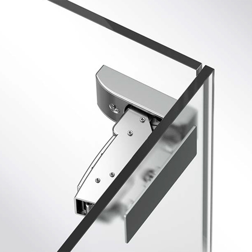 К-т Завіса Sensys 8645і  накладна, з дотягувачем, фасад скло - корпус скло