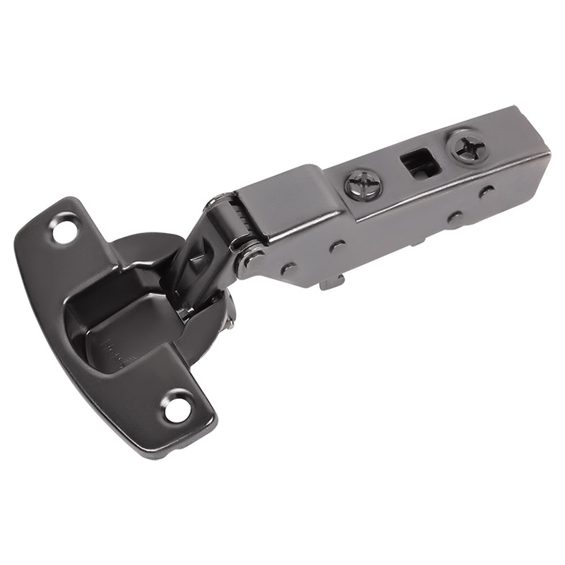 Завіса Sensys 8676 чорний обсидіан- напівнакладна без пружини, Рush to open, товщина двері 10-19 мм (9091765)