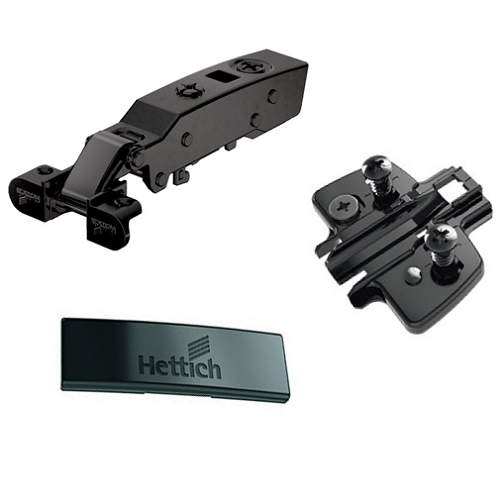 К-т Завіса Sensys 8631i Alu чорний обсидіан- накладна з дотягувачем, для ал. профілю