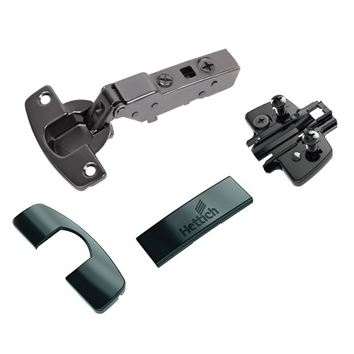 К-т Завіса Sensys 8675 чорний обсидіан- напівнакладна без пружини, з гвинтами та ексцентриком