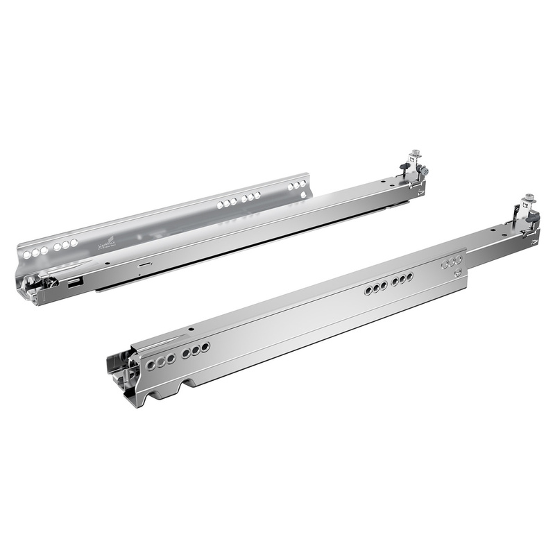 Направляючі Actro 5D з демпфером Silent System, L-400 мм, 40 кг, з фіксаторами (17599) Hettich