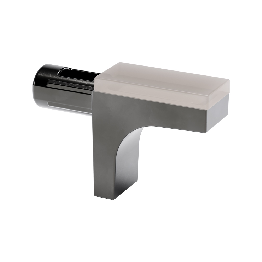 Полицетримач K-Line д/скла d=5мм, чорний нікель, Italiana Ferramenta