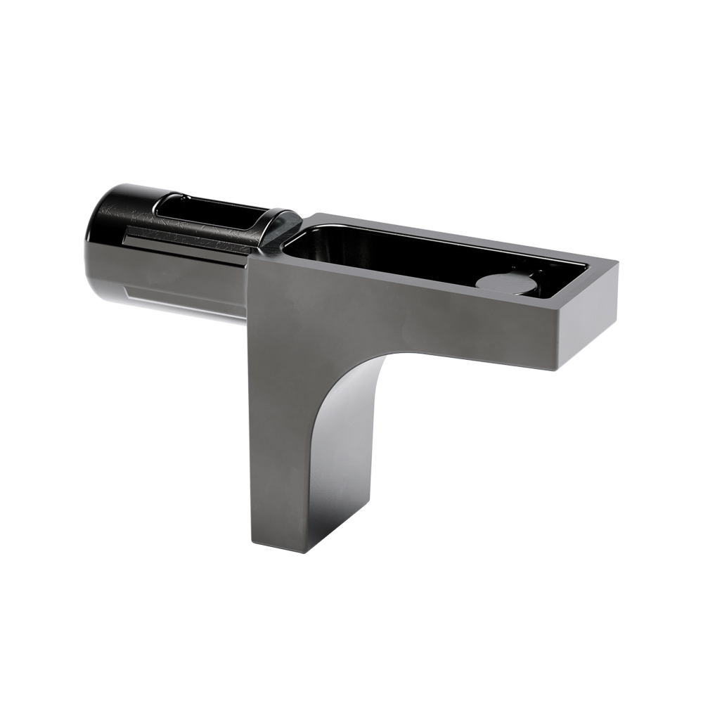 I Полицетримач K-Line d=5мм д/ДСП один штифт, чорний нікель