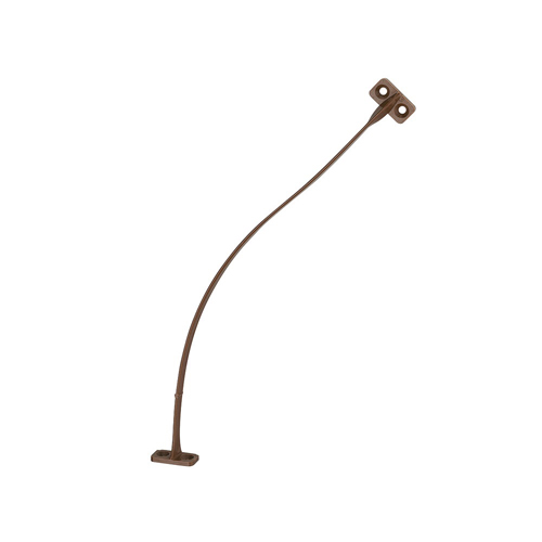 Обмежувач розкриття дверей пластик коричневий 200 мм