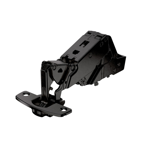 Завіса Sensys 8657i чорний обсидіан- напівнакладна 165° з дотягувачем, з нульовим входженням (9091768)