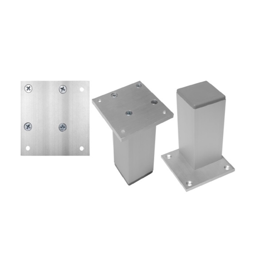 Ніжка алюмінієва Н=120, алюміній