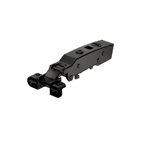 Завіса Sensys 8661 Alu чорний обсидіан- накладна без пружини, Рush to open (9091230) Hettich