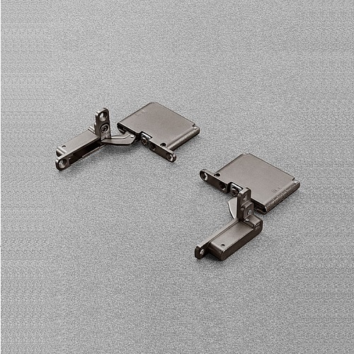 Завіса FGV Libera прихована зі зворотною пружиною, для профіл. Е-5, Е-6, чорна