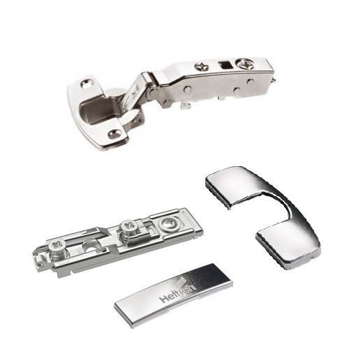 К-т Завіса Sensys 8645i накладна з дотягувачем, лінійна з єврогвинтами з ексцентриком