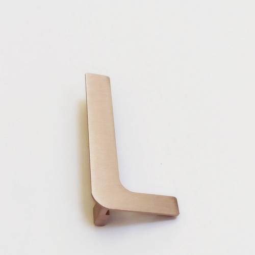 Gola Комплект відкритих заглушок профілю L, мідь, Scilm