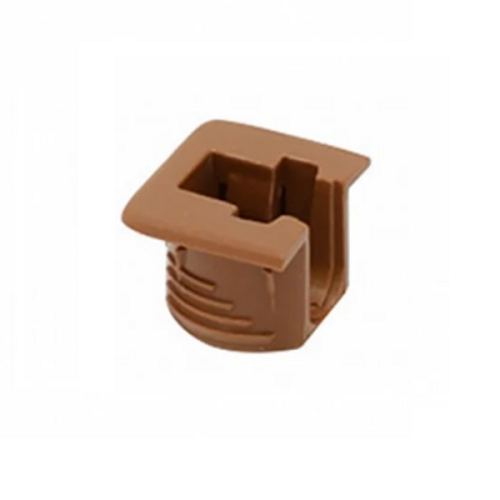 Полицетримач Flipper для полиць від 14 мм, коричневий, Italiana Ferramenta