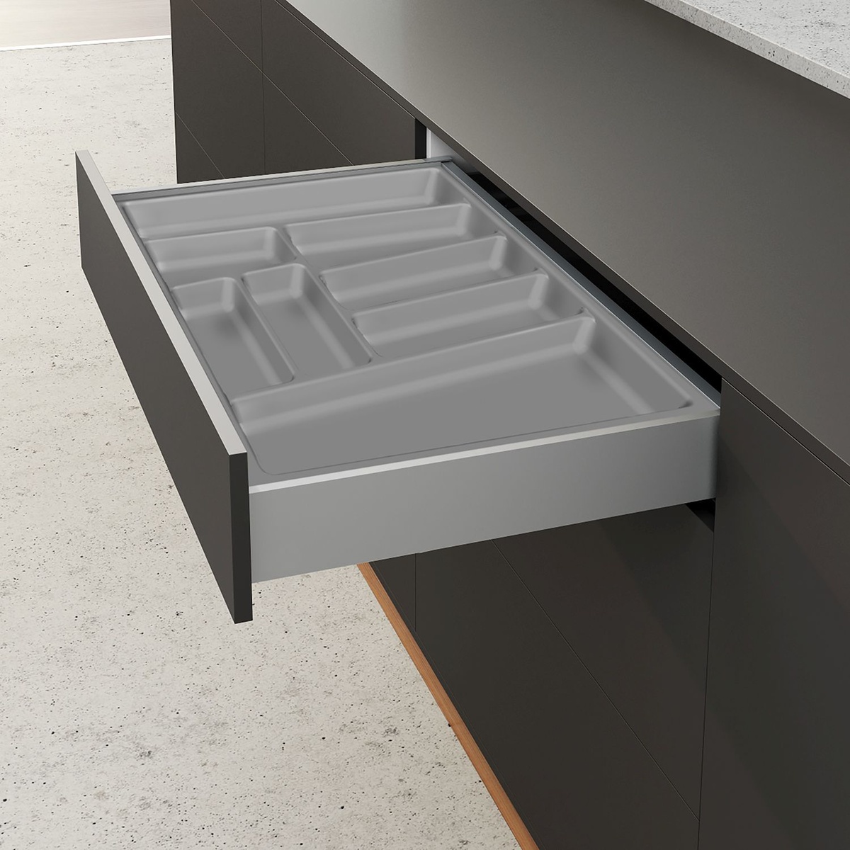 Організація лоток OrgaTray 740 для AvanTech YOU, W=600 L=500, сірий (9302719) Hettich