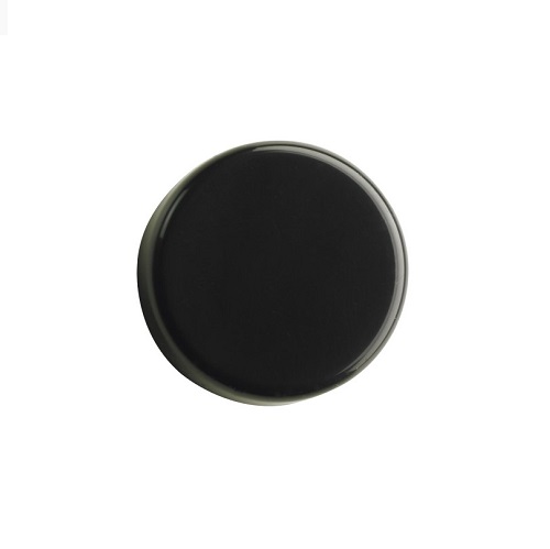 Заглушка завіси Intermat 9904 для скла, Тип А, чорна (70051)