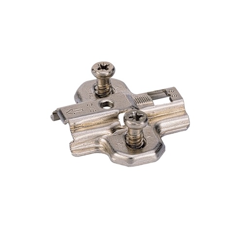 Монтажна планка Intermat  h=8 мм, з єврогвинтами ø 5x12 (1071629) Hettich