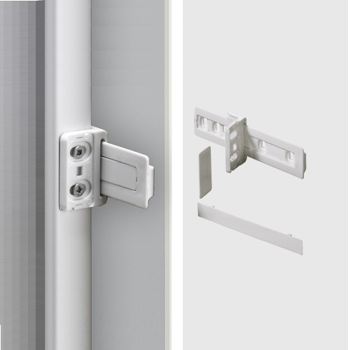 Механізм фіксації дверей холодильника, пластик, колір білий (9079390) Hettich