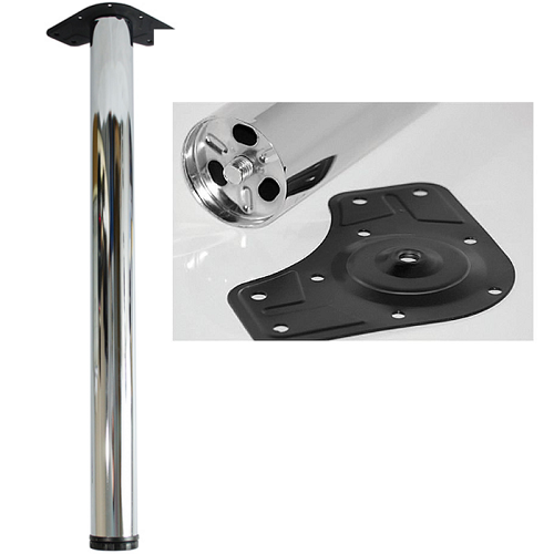 L Опора Н=710 D=60, хром блискучий