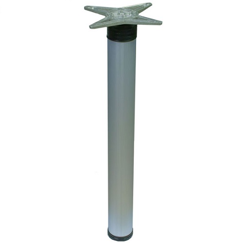 Опора D=80 Н=710/760, алюм.рифл.