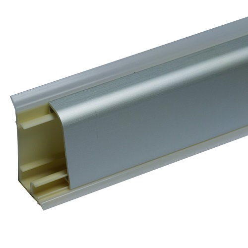 Плінтус овальний H=45 L=4000, алюміній анодований