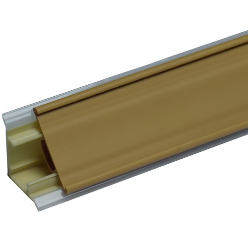 Плінтус під пл.трикутн. пластм.Н=30 L=4000, беж.