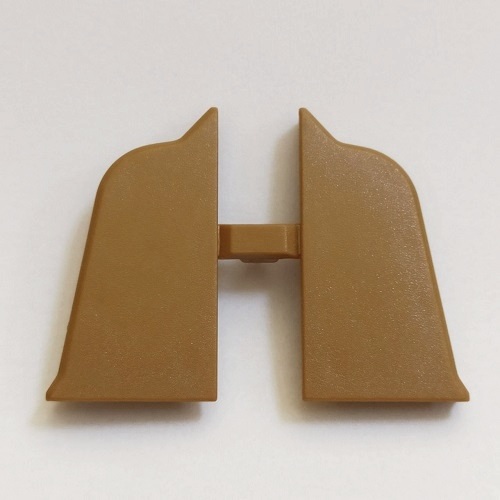 Заглушка до плінтусу Н=45 (лів+прав), беж