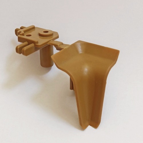 Кут внутрішній 90° до плінтусу Н=45, бежевий