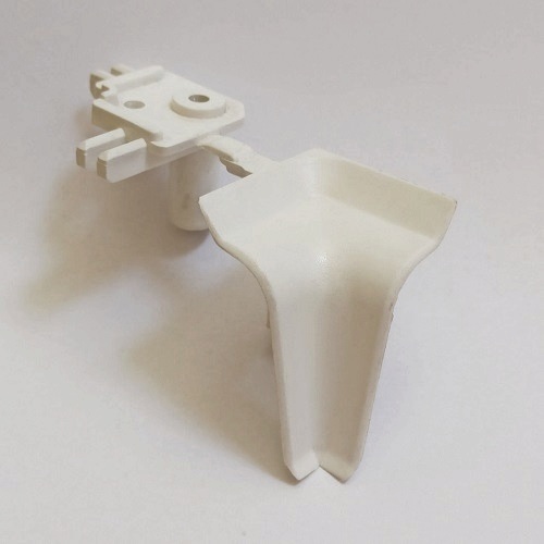 Кут внутрішній 90° до плінтусу Н=45, білий