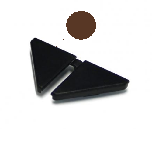 Заглушка до плінтусу Н=30 (лів+прав), коричневий