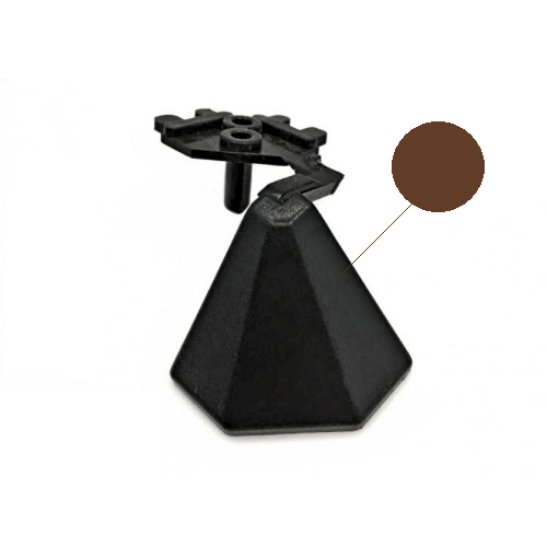 Кут внутрішній 90° до плінтусу Н=30, коричневий