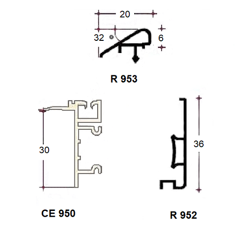 Профіль потрійний  L=3900